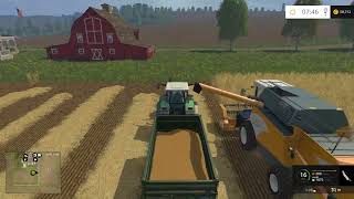 Farm Sim SaturdayFS15WestBridge Hills startup [upl. by Airehtfele]