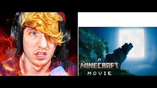 Kreekcraft reacts to the Minecraft movie trailer KreekCraft not really [upl. by Palua]