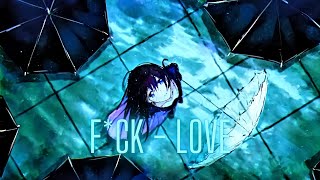 Nightcore  Fck Love  Lund  Lyrics [upl. by Ymereg]