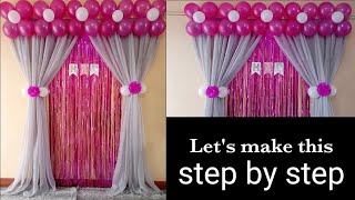 Birthday decoration ideas at home [upl. by Waldon815]