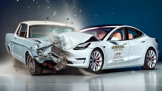 NEW CAR VS OLD CAR CRASH TEST [upl. by Swart]