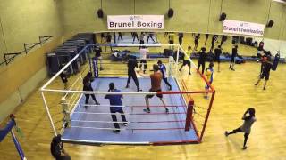 HD  Brunel University Boxing Training [upl. by Sgninnej254]