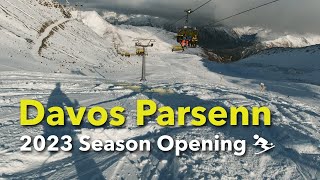 DAVOS PARSENN ⛷️ First Time On Skis This Winter ❄️ Skiing in SWITZERLAND 🇨🇭 [upl. by Collette]