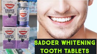 Sadoer 2 In 1 Tooth Tablets  Refreshing Breath  Whitening  Removing Yellow Teeth   shorts [upl. by Oilime]