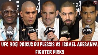 UFC 305 Dricus Du Plessis vs Israel Adesanya Fighter Picks [upl. by Trueman228]