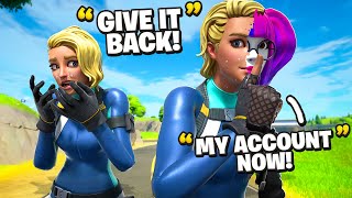 I STOLE SOAR ZAXYS FORTNITE ACCOUNT He Raged [upl. by Bradwell]