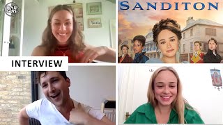 Sanditon Season 2  Rose Williams Ben Lloyd Hughes amp Eloise Webb on the romance amp drama of the show [upl. by Hisbe]