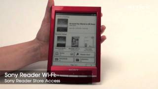 Sony Reader WiFi PRST1 Sony Reader Store Access [upl. by Debee]