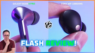 Galaxy Buds3 Pro vs Sony WF1000XM5 Review Flash⚡ [upl. by Meade]