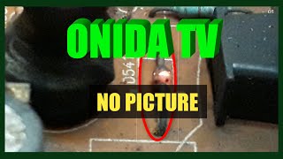 How to repair onida crt tv no picture [upl. by Montana763]