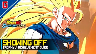 Dragon Ball Sparking Zero  Showing Off 🏆 Trophy  Achievement Guide [upl. by Nonnaihr]