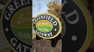 🆕 Greenfield Gateway Sign 🪧 Southfield amp Oak Park 💚💚💜🫱🏻‍🫲🏽 collaboration signage op [upl. by Brenza307]