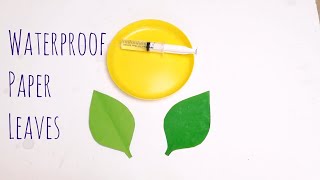 How to Make Waterproof Paper [upl. by Senalda]