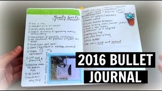 My 2016 BULLET JOURNAL  studyblr inspired [upl. by Amii]