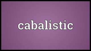 Cabalistic Meaning [upl. by Nylyaj]