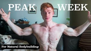 The Peak Week  Natural Bodybuilding [upl. by Marchal]