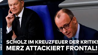 DEUTSCHLAND AmpelAus Kanzler Scholz im Kreuzfeuer der Kritik Offener Machtkampf mit Merz [upl. by Fortunio639]