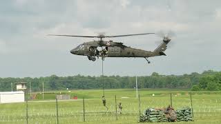 Week of the Eagles 2024 Army Air Assault Demonstration [upl. by Ennayk764]