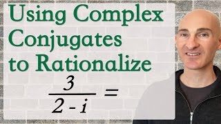 Using Complex Conjugate to Rationalize Complex Number in Denominator [upl. by Alleyn]