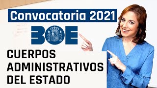 Oposiciones Auxiliar Administrativo del Estado y Administrativo Convocatoria 2021 [upl. by Salvatore]