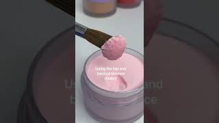 How to pick up a acrylic bead 🌸💅🏽 nailtech acrylicnails beginnerfriendly acrylicpowders [upl. by Nilrak]