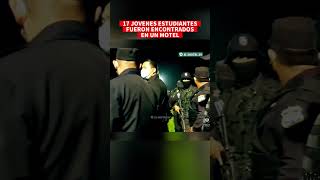 ultimahora 17 Jóvenes Estudiantes fuer0n enc0ntrad0s en Un Motel en el salvador 🚨 [upl. by Iover558]