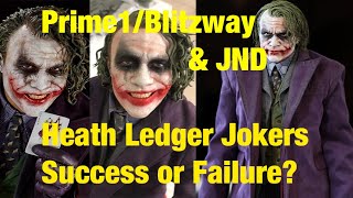 JND amp Prime1Blitzway Heath Ledger Joker Statues Success or Failure [upl. by Ecirtam129]