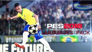 PES 2016 languages pack  Commentaries  short gameplay of all comentaries [upl. by Pardo]