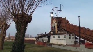 Baggermolen Vooruit bij Stoommachinemuseum [upl. by Garwin]