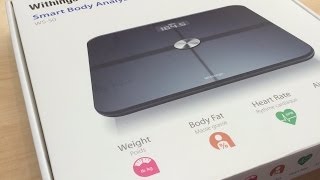 Withings Scale Unboxing amp Review Syncs With Myfitnesspal App [upl. by Anayia]