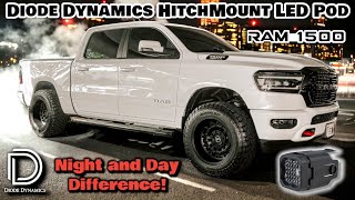 Diode Dynamics HitchMount LED POD  Install amp Review  5th Gen Ram 1500 [upl. by Nave]