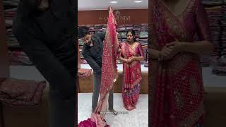 new design saree  Banarasi Georgette fabric latest saree  trending saree  saree  wedding [upl. by Neda]