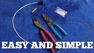 Broken starter connector plug How to change a wiring harness pig tail [upl. by Rehpotsirk]