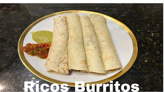 BURRITOS DE CARNE MOLIDA CON PAPAS [upl. by Tenney]