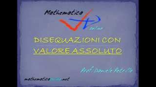 DISEQUAZIONE CON DOPPIO VALORE ASSOLUTO [upl. by Flanigan]