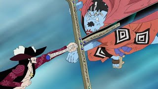 Mihawk vs Jinbei Marine Fort Arc Eng Sub [upl. by Apollus]