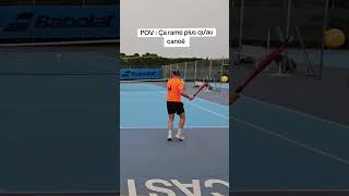 POV  Ça rame plus quau Canoë tennis humour canoë highlights [upl. by Asirap]