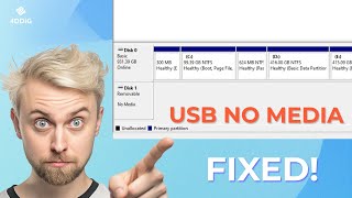 USB Flash Drive No Media How to Fix USB Drive No Media Probem  6 Solutions [upl. by Keenan]