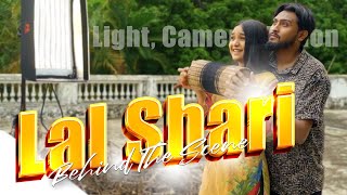 Lal Shari  লাল শাড়ী  Tanzil Misbah Bangla Music Video BTS [upl. by Sixele]