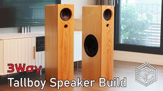 3way 톨보이 스피커 만들기  3way Tallboy Speaker Build [upl. by Kirkwood]