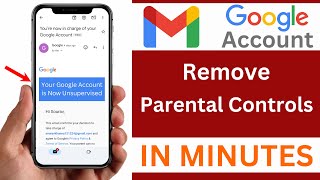 How To Remove Parental Control On Google Account  Unsupervise a Google Account [upl. by Hsirap]