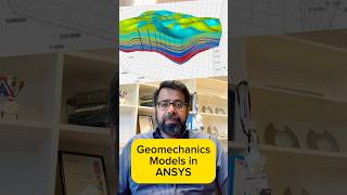 Geomechanics model in Ansys rocks sand soil clay gravel modelling fea ansys [upl. by Annaes626]