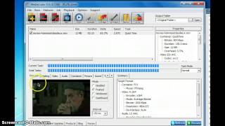 Convertir Quicktime en FLV avec Mediacoder [upl. by Bottali]