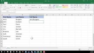 Excel for Marketers 1 How to Concatenate Columns in Excel [upl. by Negiam]