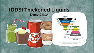 IDDSI Thickened Liquids Live Demo and QampA [upl. by Serrano]