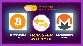 Monero to Bitcoin amp BTC to Monero XMR  Transfer  Exchange Swap NOKYC [upl. by Aliuqet]