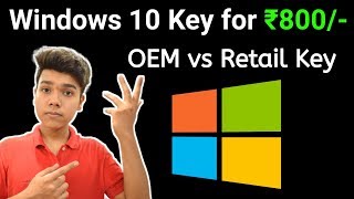 Should you buy cheap Windows Key for your PC Build OEM vs MSDN vs Retail windows 10 key HINDI [upl. by Banyaz]