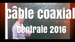 Corrigé 24 Concours Centrale Physique 2016 [upl. by Awad]