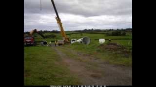 GETRenewables  Day 1 of Turbine Install  Vestas V29 250kW [upl. by Ordisi]