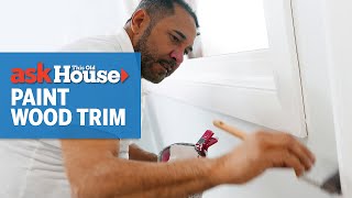 How to Paint Old Wood Trim with Varnish on It  Ask This Old House [upl. by Sandra]